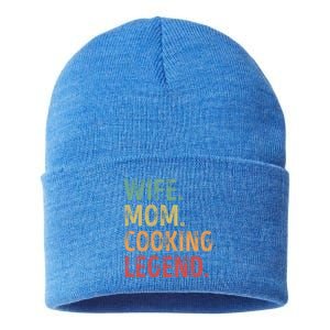 Wife Mom Cooking Legend Cool Gift Sustainable Knit Beanie