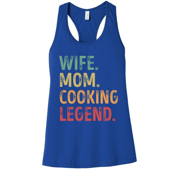 Wife Mom Cooking Legend Cool Gift Women's Racerback Tank