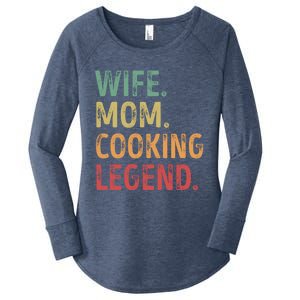 Wife Mom Cooking Legend Cool Gift Women's Perfect Tri Tunic Long Sleeve Shirt