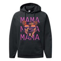 Wo MaMa Cheetah Fierce Mama Performance Fleece Hoodie