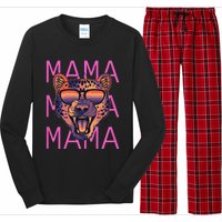 Wo MaMa Cheetah Fierce Mama Long Sleeve Pajama Set