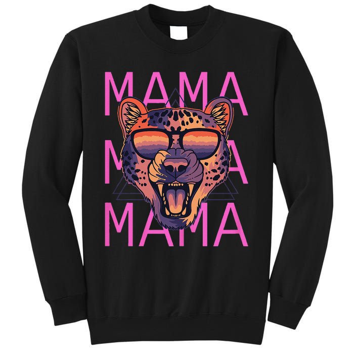 Wo MaMa Cheetah Fierce Mama Tall Sweatshirt