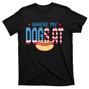 Where My Dogs At T-Shirt