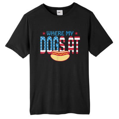 Where My Dogs At Tall Fusion ChromaSoft Performance T-Shirt