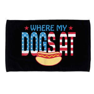 Where My Dogs At Microfiber Hand Towel