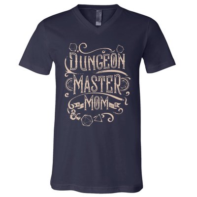 Women Mothers Day Dungeon Master Mom V-Neck T-Shirt