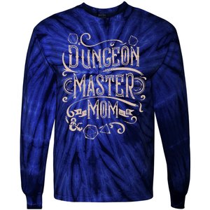 Women Mothers Day Dungeon Master Mom Tie-Dye Long Sleeve Shirt