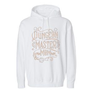 Women Mothers Day Dungeon Master Mom Garment-Dyed Fleece Hoodie