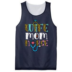 Womens Mothers Day Wife Mom Nurse Scrub Top RN Mama Mommy Women Mesh Reversible Basketball Jersey Tank