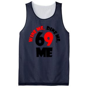 Wine Me Dine Me 69 Me Mesh Reversible Basketball Jersey Tank