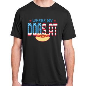 Where My Dogs At Adult ChromaSoft Performance T-Shirt