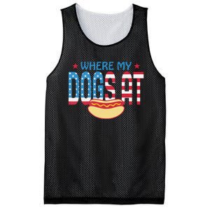 Where My Dogs At Mesh Reversible Basketball Jersey Tank