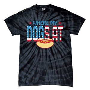 Where My Dogs At Tie-Dye T-Shirt