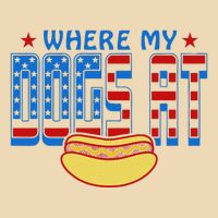 Where My Dogs At Funny 4th Of July Design Zip Tote Bag