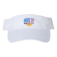 Where My Dogs At Funny 4th Of July Design Visor