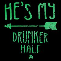 WoHe's My Drunker Half Saint Patrick's Day Couples Wool Snapback Cap