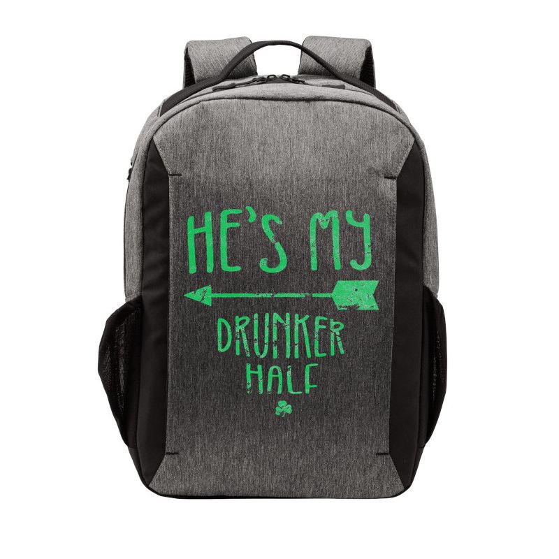 WoHe's My Drunker Half Saint Patrick's Day Couples Vector Backpack