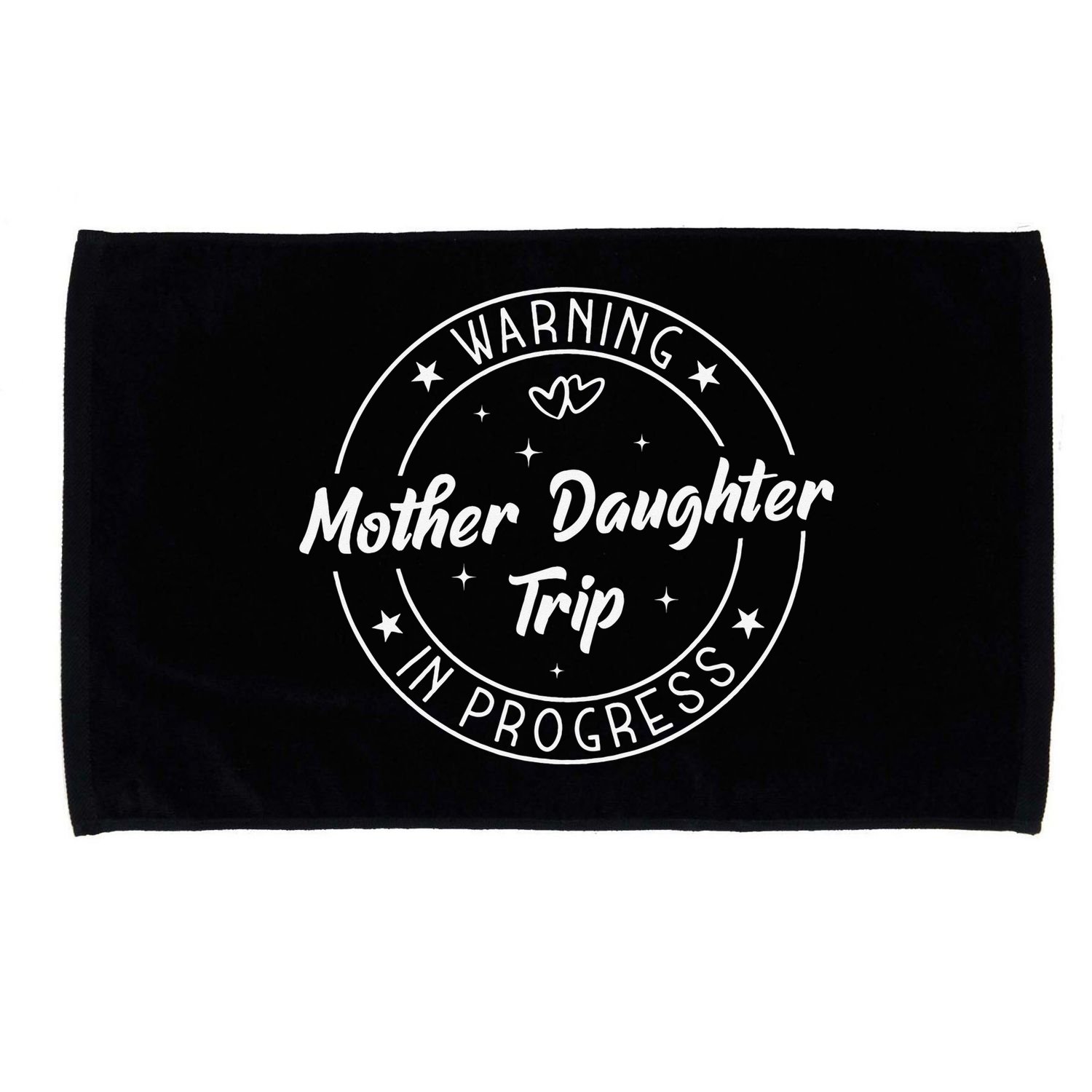 Warning Mother Daughter Trip In Progress Trip with Mom Microfiber Hand Towel