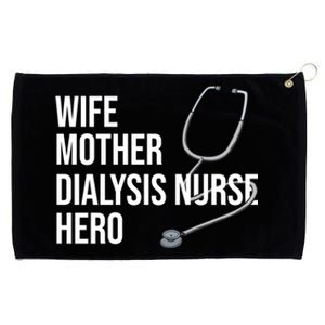 Wife Mother Dialysis Nurse Hero Nurse Nursery Ney Cute Gift Grommeted Golf Towel