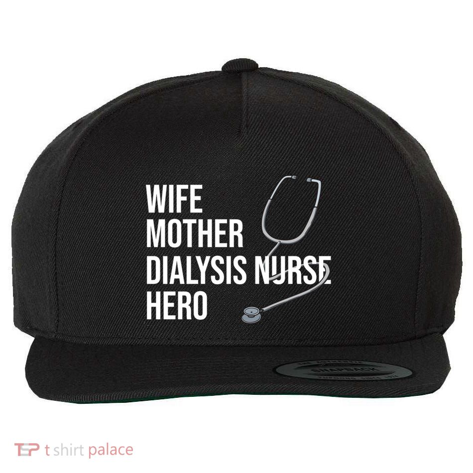 Wife Mother Dialysis Nurse Hero Nurse Nursery Ney Cute Gift Wool Snapback Cap