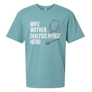 Wife Mother Dialysis Nurse Hero Nurse Nursery Ney Cute Gift Sueded Cloud Jersey T-Shirt