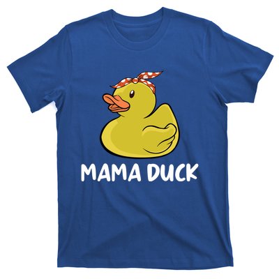 Wo Mama Duck Funny Mom Mothers Day Red Bandana Cute Gift T-Shirt