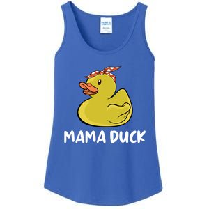 Wo Mama Duck Funny Mom Mothers Day Red Bandana Cute Gift Ladies Essential Tank