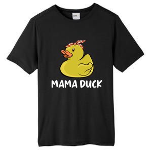 Wo Mama Duck Funny Mom Mothers Day Red Bandana Gift Tall Fusion ChromaSoft Performance T-Shirt