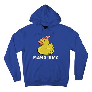 Wo Mama Duck Funny Mom Mothers Day Red Bandana Gift Hoodie