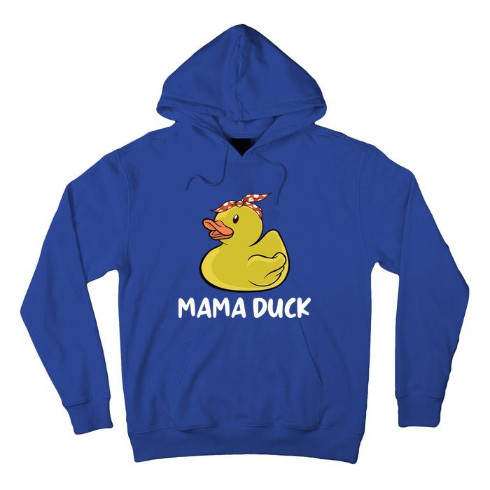 Wo Mama Duck Funny Mom Mothers Day Red Bandana Gift Hoodie