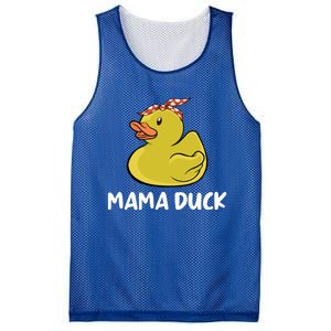 Wo Mama Duck Funny Mom Mothers Day Red Bandana Gift Mesh Reversible Basketball Jersey Tank