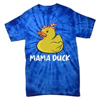 Wo Mama Duck Funny Mom Mothers Day Red Bandana Gift Tie-Dye T-Shirt