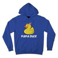 Wo Mama Duck Funny Mom Mothers Day Red Bandana Gift Tall Hoodie