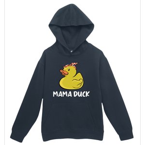 Wo Mama Duck Funny Mom Mothers Day Red Bandana Gift Urban Pullover Hoodie