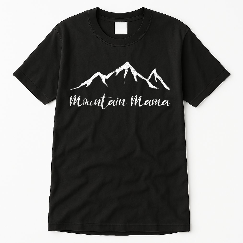 Womens Mother's Day Camping Mountain Mama Tall T-Shirt