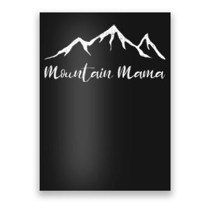 Womens Mother's Day Camping Mountain Mama Poster