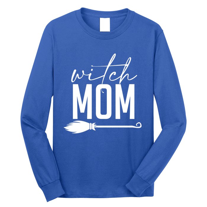 Witch Mom Design For Halloween Loving Wiccan Mothers Great Gift Long Sleeve Shirt