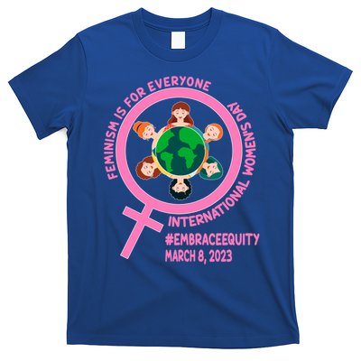 Wo's Month Embrace Equity Feminism Gift T-Shirt