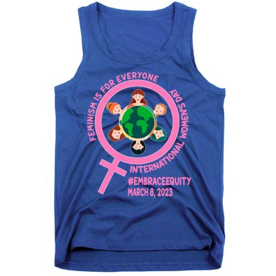 Wo's Month Embrace Equity Feminism Gift Tank Top