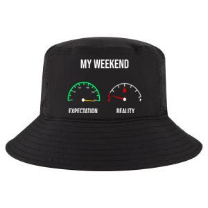 Weekend Meme Expectation Vs Reality Parents Gift Cool Comfort Performance Bucket Hat