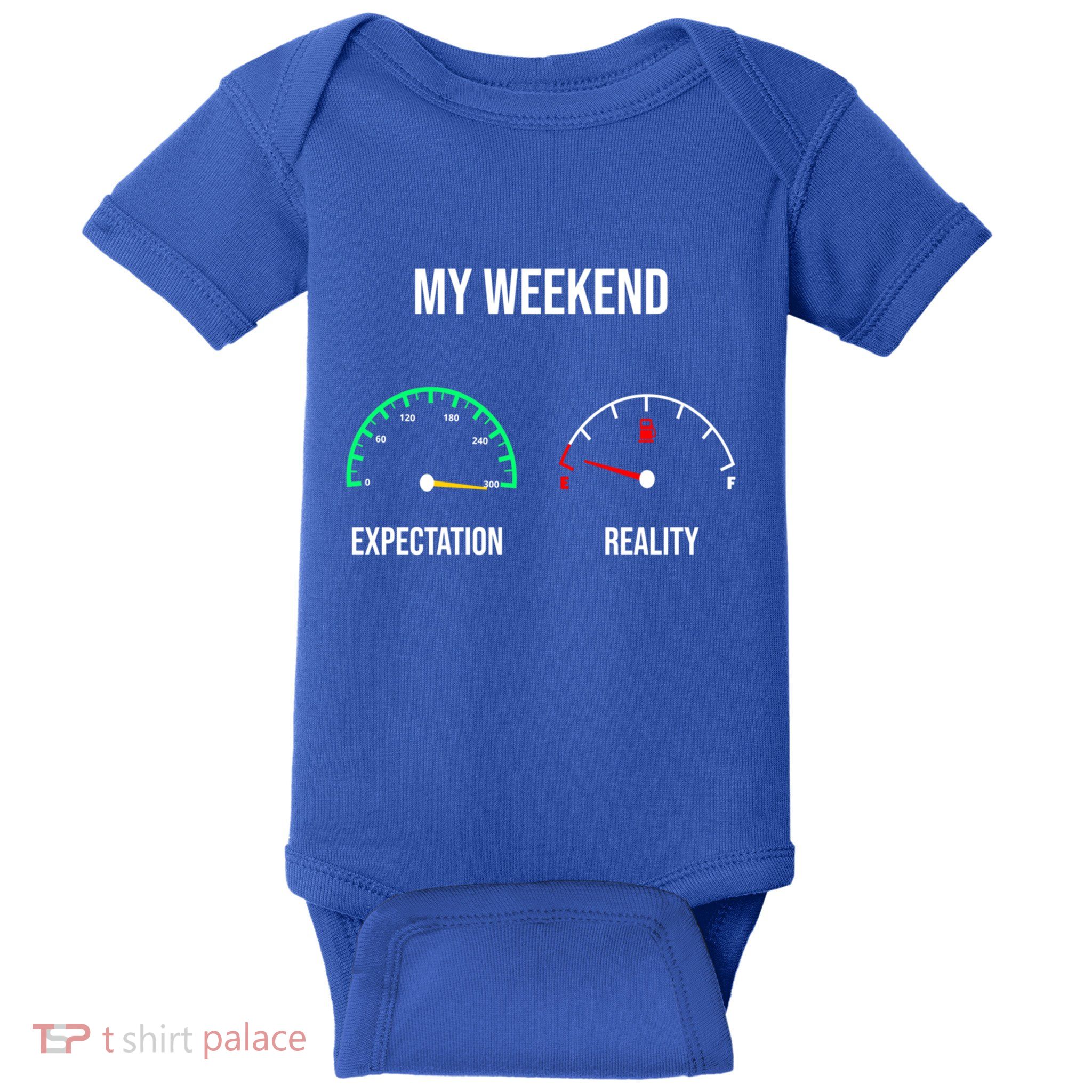 Weekend Meme Expectation Vs Reality Parents Gift Baby Bodysuit