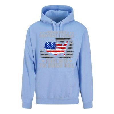 Wanna Make Everything Electric Start With The Border Wall Unisex Surf Hoodie