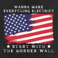 Wanna Make Everything Electric Start With The Border Wall Adult Drive Performance Visor
