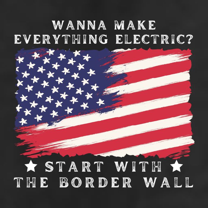 Wanna Make Everything Electric Start With The Border Wall Adult Drive Performance Visor