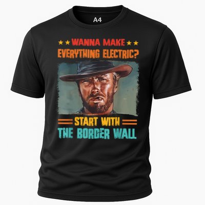 Wanna Make Everything Electric? Start With The Border Wall Performance Shirt