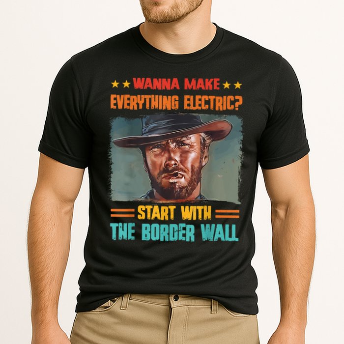 Wanna Make Everything Electric? Start With The Border Wall Cooling Performance Crew T-Shirt