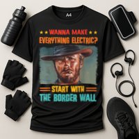 Wanna Make Everything Electric? Start With The Border Wall Cooling Performance Crew T-Shirt