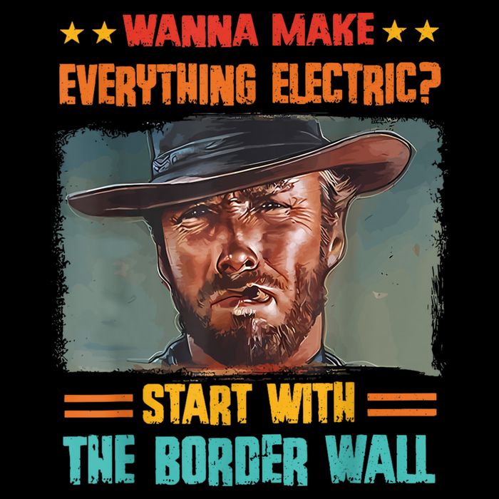 Wanna Make Everything Electric? Start With The Border Wall Cooling Performance Crew T-Shirt