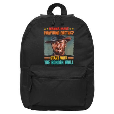 Wanna Make Everything Electric? Start With The Border Wall 16 in Basic Backpack
