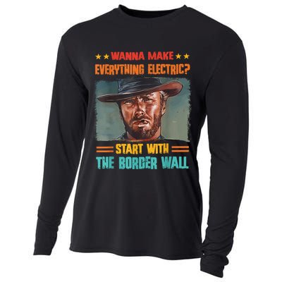 Wanna Make Everything Electric? Start With The Border Wall Cooling Performance Long Sleeve Crew